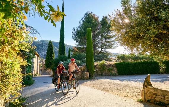 A vélo dans le Luberon  © Rosso